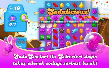 Candy Crush Soda Saga 1.219.3 Sonsuz Can ve Hamle Hileli Mod Apk indir