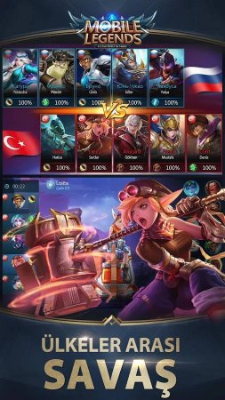 Mobile Legends: Bang bang 1.1.58.1371 Map Hack Hileli Mod Apk indir