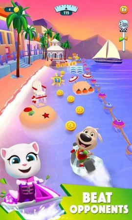 Talking Tom Jetski 2 1.1.0.158 Para Hileli Mod Apk indir