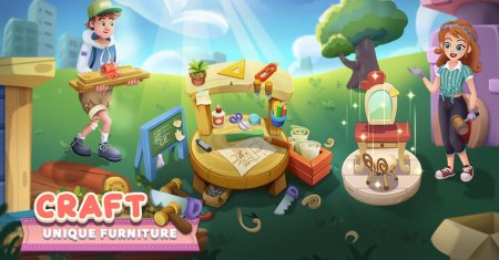 Craftory - Idle Factory & Home Design 1.3.4 Para Hileli Mod Apk indir