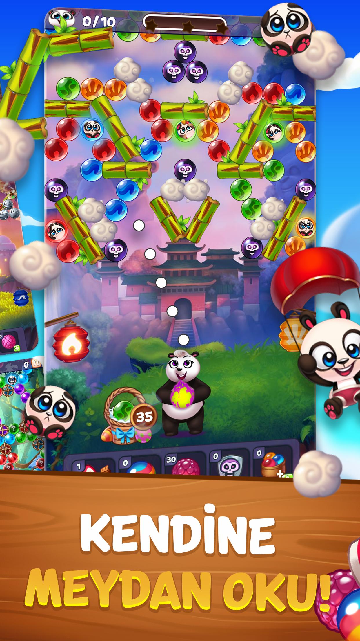 Bubble shooter panda pop