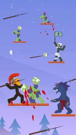 The Warrior - Top Stickman 1.1.6 Para Hileli Mod Apk indir