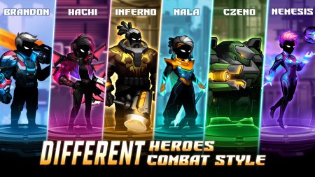 Cyber Fighters: League of Cyberpunk Stickman 2077 1.11.50 Para Hileli Mod Apk indir