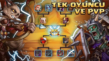 Tiny Gladiators 2 2.4.5 Aptal Botlar Hileli Mod Apk indir