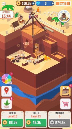 Idle Digging Tycoon 1.7.4 Kilitler Açık Hileli Mod Apk indir