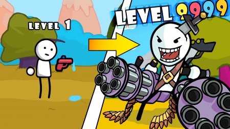 One Gun 2 Stickman 111 Para Hileli Mod Apk indir