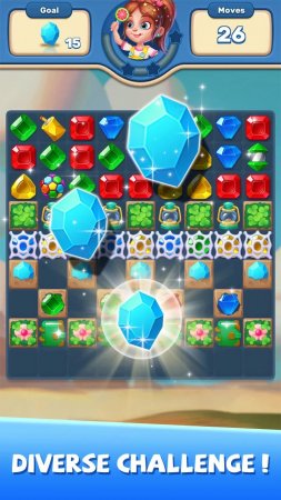 Gems Matcher - Match 3 Game 1.0.0 Para Hileli Mod Apk indir