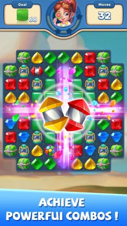 Gems Matcher - Match 3 Game 1.0.0 Para Hileli Mod Apk indir